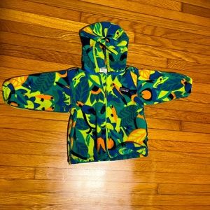 12M Patagonia fleece unisex jungle theme GUC